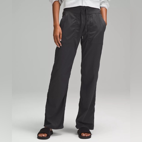 Lulumelon Dance Studio Mid-Rise Pant Regular Black Size 4 - Picture 1 of 6
